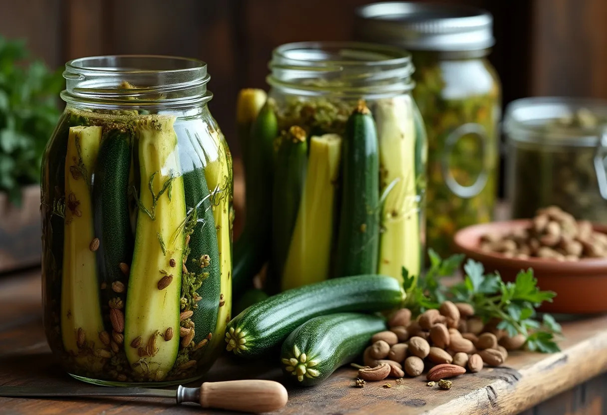 méthodes ancestrales + courgettes