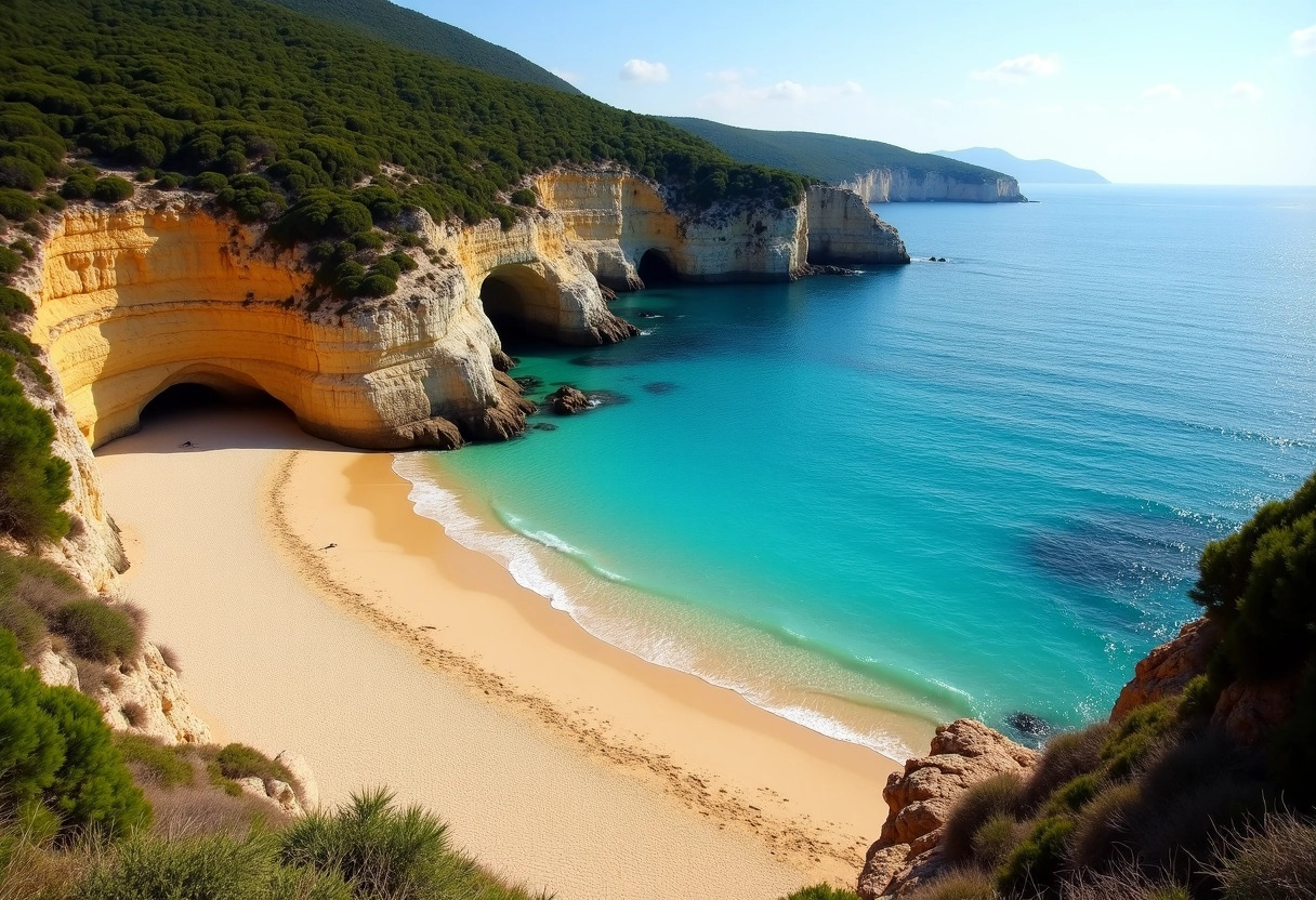 plage rochers